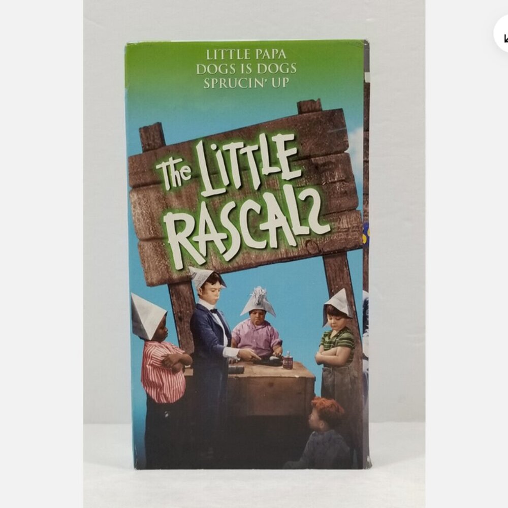 The Little Rascals: Little Papa, Dogs is Dogs, Sprucin' Up (VHS, 1999) 6289E1M